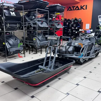 Мотобуксировщик Тофалар ТУНДРА Long Толкач 600, 20 л.с., с реверсом, с электростартером, с подогревом, катковая