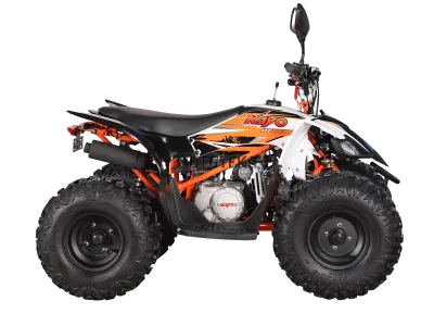 Квадрицикл детский KAYO (Кайо) AT110 (белый пластик 2024 г.) с ПСМ