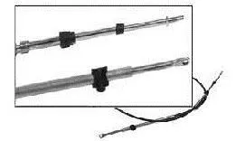 Трос газа/реверса 14фт. 30 - 2т петля - резьба (CABLE T/S G1 - SAE14FT)