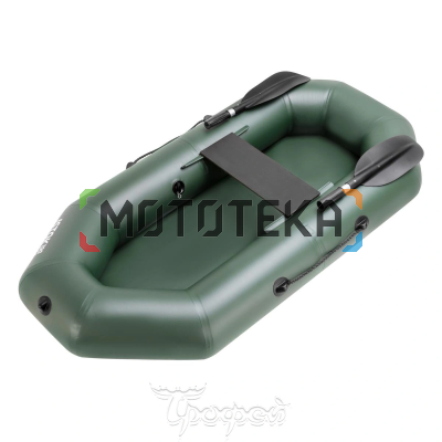 Лодка ПВХ Тонар ISTOK 190 с гребками зеленый