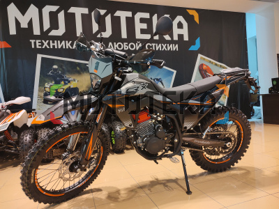 Мотоцикл кроссовый / эндуро Regulmoto (Регулмото) CR - X PRO оранжевый/серый с ПТС