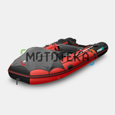 Лодка ПВХ GLADIATOR (Гладиатор) E 450 PRO красный/чёрный