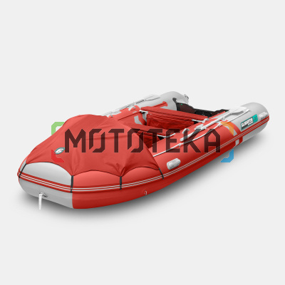 Лодка ПВХ GLADIATOR (Гладиатор) E 450 PRO красный/белый