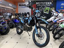 Мотоцикл кроссовый / эндуро Regulmoto (Регулмото) ZR PR 4 valves чёрный/синий с ПТС