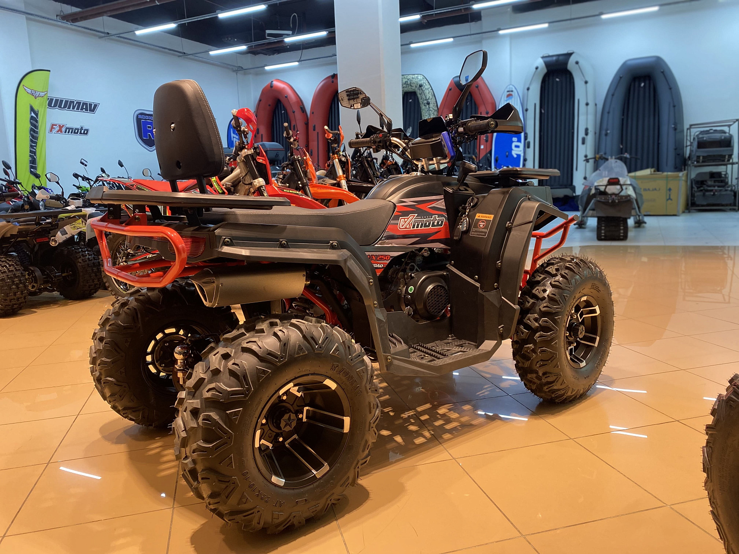 Квадроцикл FXMOTO (ФХмото) WASP 250 чёрный (машинокомплект)