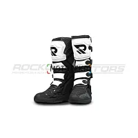 Мотоботы ROCKOT (Рокот) RX9, белый/чёрный, 46