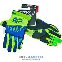 Перчатки FOX (Фокс) 1 Зеленый/синий M