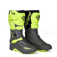 Мотоботы ROQVI (Рокви) T5 Neon Green 38