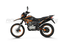 Мотоцикл кроссовый / эндуро ROCKOT (Рокот) XR250 чёрный/оранжевый 21/18 с ЭПТС