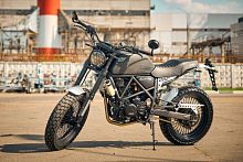 Мотоцикл дорожный FUEGO (Фуэго) Scrambler 3.0 чёрный с ПТС