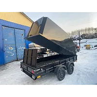 Прицеп с пластиковой крышкой, двухосный БАРС 1097