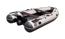 Лодка ПВХ SibRiver (Сибривер) Allaska (Аляска) - 360 Drive серый двухцветный
