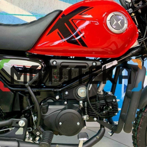Мопед Мотомир COLT SCRAMBLER красный фото 3 Мопед Мотомир COLT SCRAMBLER красный фото 3