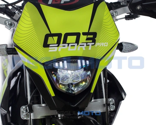 Мотоцикл кроссовый / эндуро Regulmoto (Регулмото) Sport - 003 PR 300 6 передач жёлтый/чёрный с ПТС фото 18