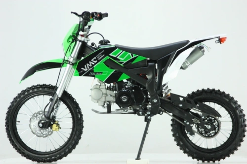 Питбайк Vento (Венто) PitBike 17/14 КОМПЛ. 1 (125сс, кик/эл.стартер, фара/стоп сигн., ПОВОР. ЗЕРКАЛА) GREEN