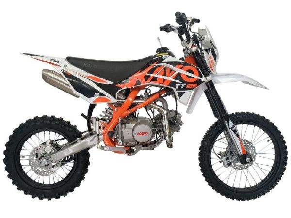 Питбайк KAYO (Кайо) BASIC K125 17/14 KRZ (механ. сцепл., кикстартер, 2024 г.) | Мототека