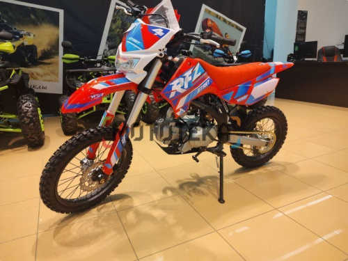 Питбайк Apollo (Аполло) RFZ Start 125 LE с фарой и электростартером 17/14 красный фото 23