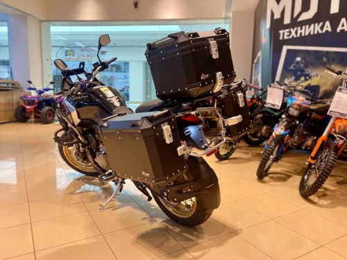 Мотоцикл дорожный CYCLONE (Циклон) RX600 ADV (SR600GY) чёрный с ПТС фото 3