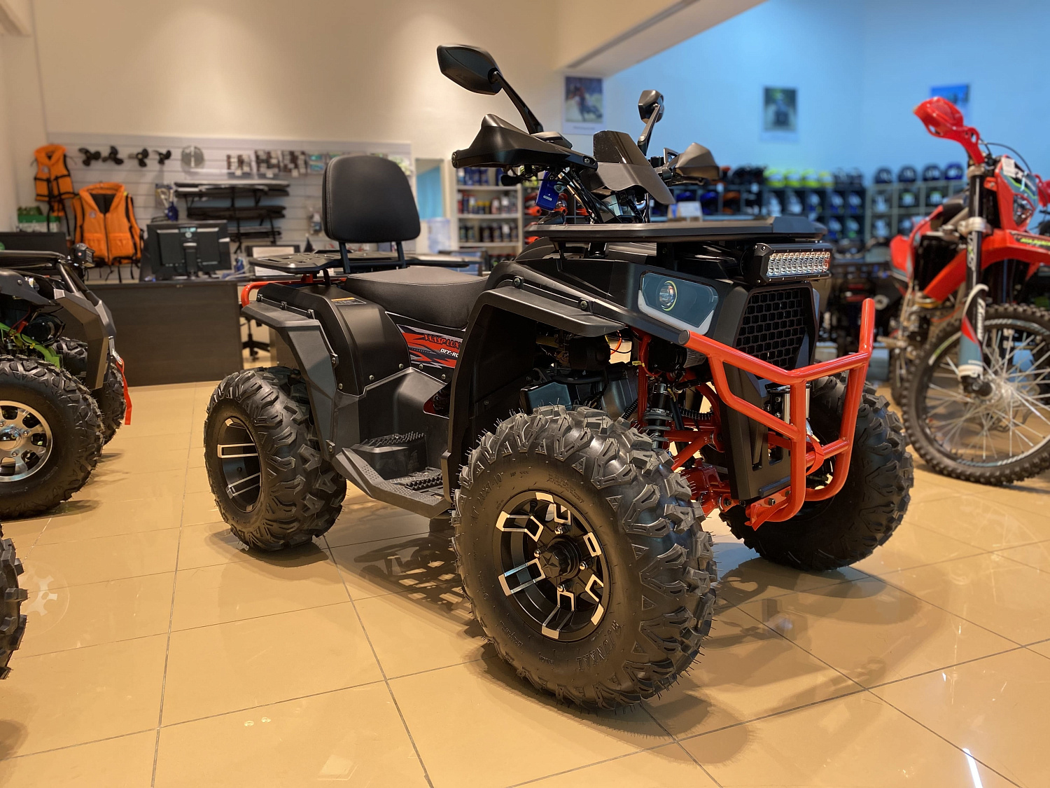 Квадроцикл FXMOTO (ФХмото) WASP 250 чёрный (машинокомплект)