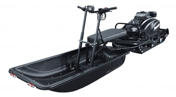 Мотобуксировщик Тофалар 500 Long с модулем Толкач стандарт, 15 л.с., Loncin, катковая