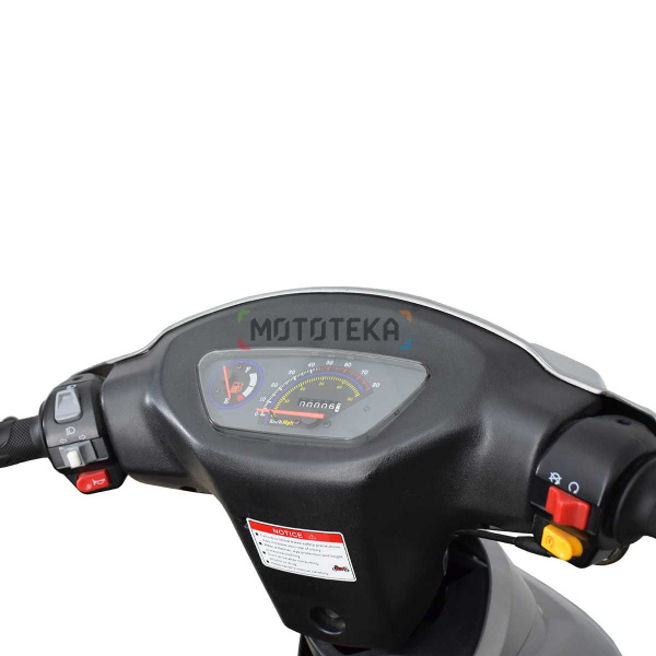 Скутер Regulmoto (Регулмото) DIGITA 50 (LJ50QT - 3L) серебристый | Мототека