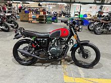 Мотоцикл дорожный Мотомир COMBAT SCRAMBLER 400 красный/чёрный с ПТС