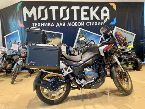 Мотоцикл дорожный CYCLONE (Циклон) RX600 ADV (SR600GY) чёрный с ПТС фото 12