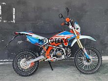 Питбайк Мотомир X - MOTOS RX 125 17/14 голубой/красный