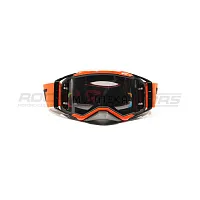 Очки кроссовые ROCKOT (Рокот) RM-135 (красный-чёрный/тонированная, Anti-Scratch)