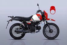 Мопед Мотомир COLT SCRAMBLER красный/белый