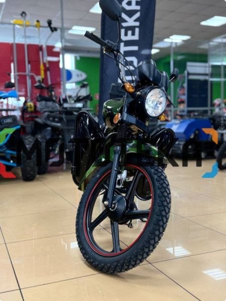 Мопед Мотомир RAID 49.9 (110) (кофр в комплекте. дуги с карманами) камуфляж | Мототека