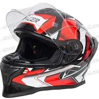 Шлем мото интеграл HIZER (Хайзер) J5325 №2 (M) red
