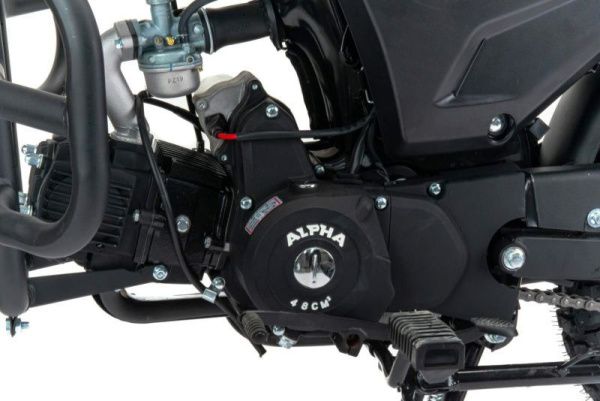 Мопед MotoLand (Мотолэнд) Альфа RS 11 (LM48-B) красный (А) | Мототека