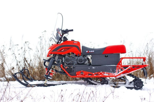 Снегоход IRBIS (Ирбис) Dingo T200 (Ирбис Динго Т200) чёрный/красный с ПСМ фото 4