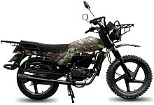 Мотоцикл дорожный Racer (Рейсер) RC200GY - C2A Tourist чёрный/зелёный камуфляж с ПТС