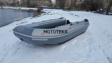 Лодка ПВХ ФЛАГМАН DK 350 AIR серый/синий