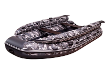 Лодка ПВХ Allaska (Аляска) 420 Drive Lux КМФ (серый)