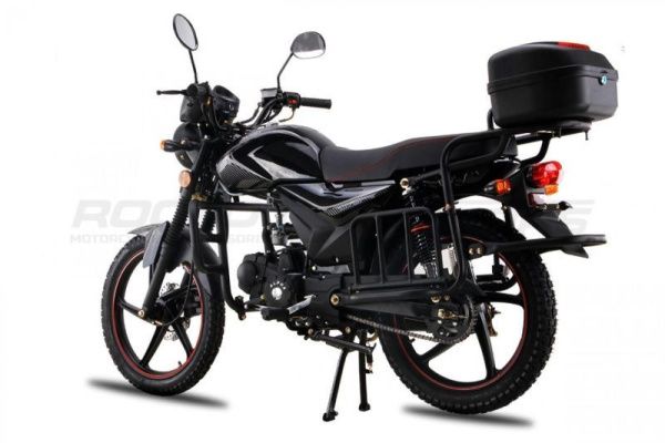 Мопед ROCKOT (Рокот) ALPHA TOURIST M - 12 49.9 (125) чёрный глянцевый | Мототека