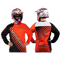 Джерси/футболка для мотокросса MotoLand (Мотолэнд) Racing Team / ORANGE (XL)